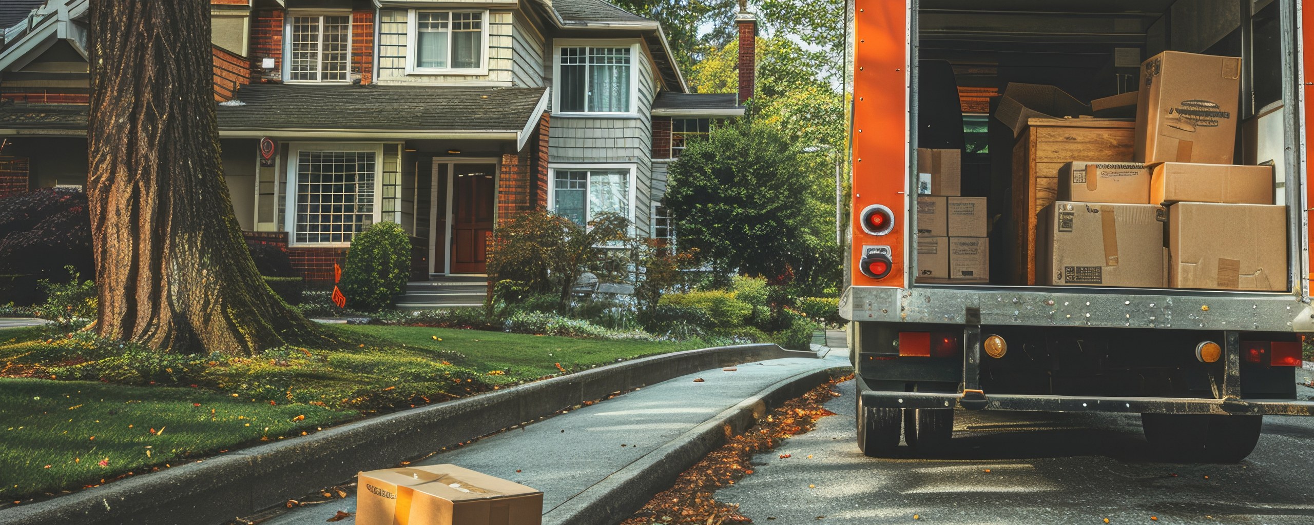 Moving truck and crew serving Warren, Michigan