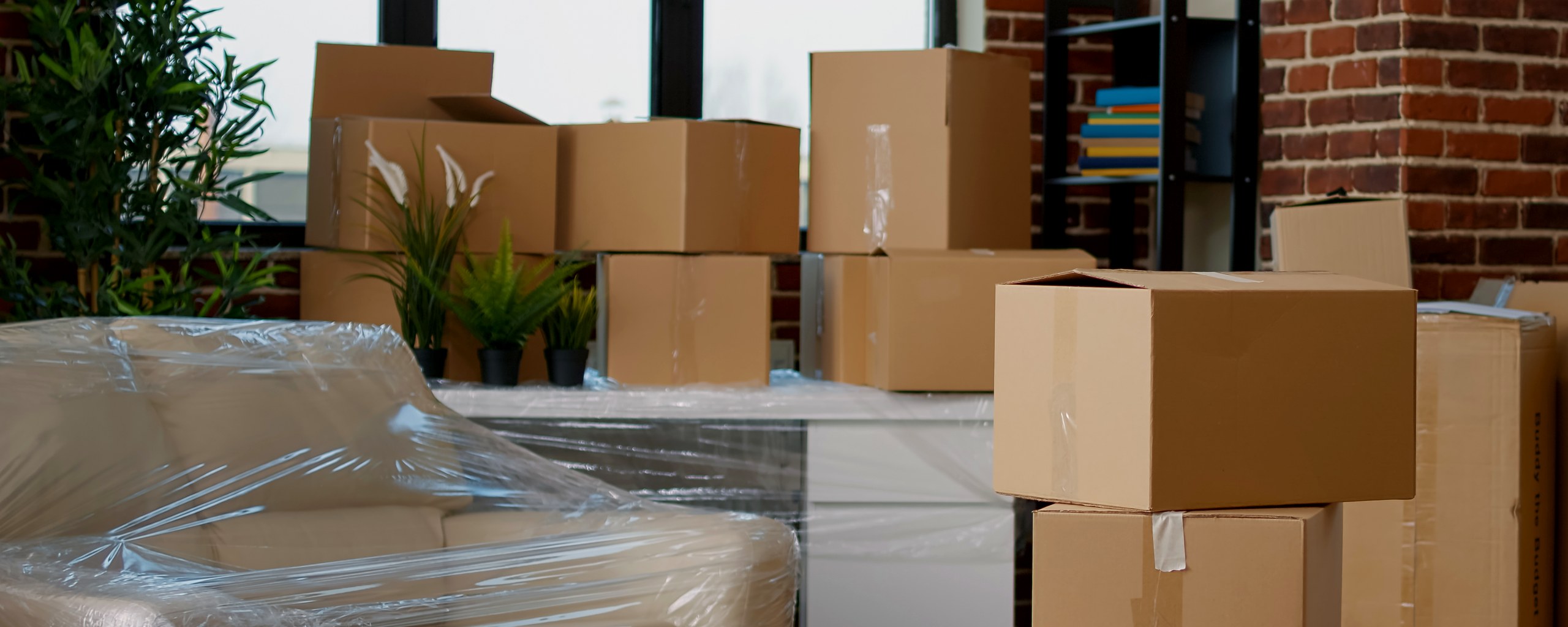 Moving truck and crew serving Cranston, Rhode Island