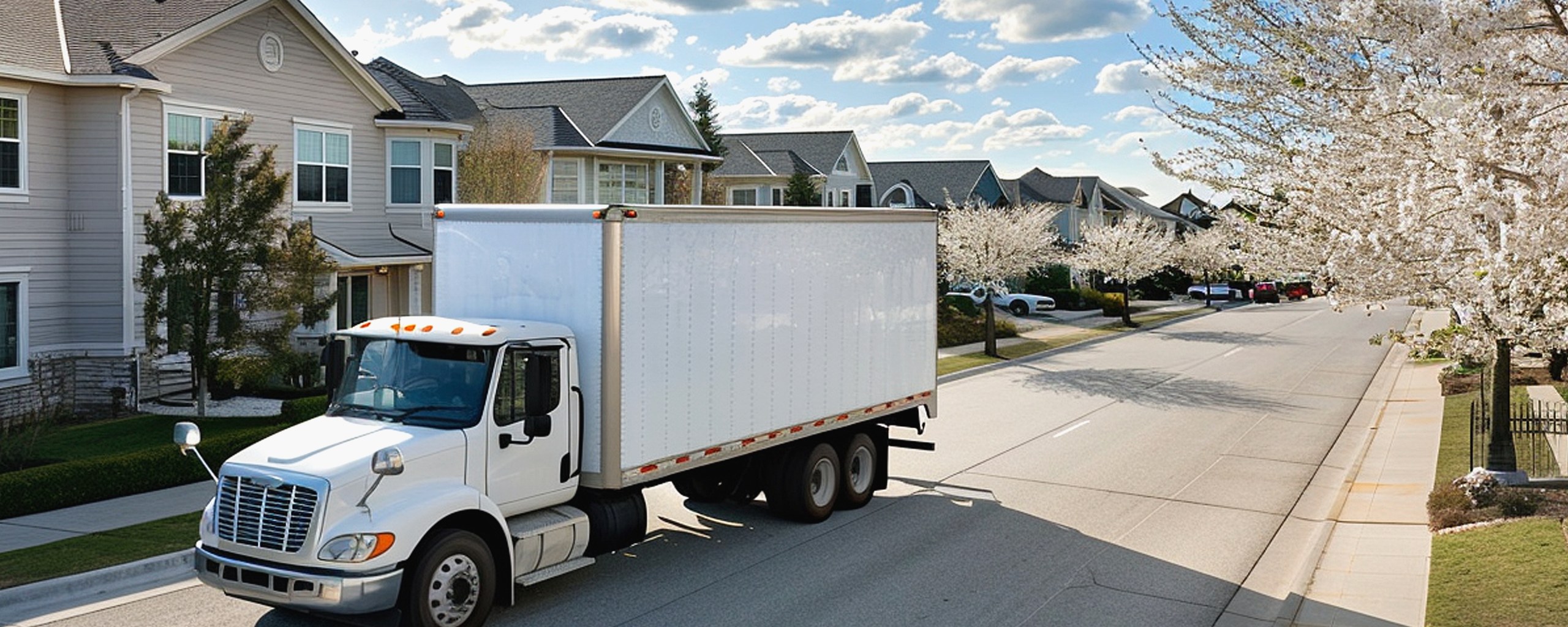 Moving truck and crew serving Columbus, Ohio