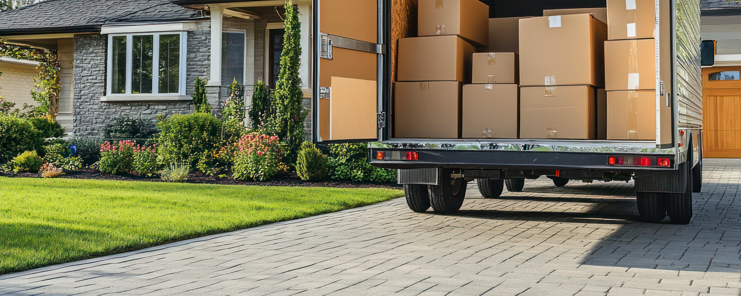 Moving truck and crew serving Evansville, Indiana