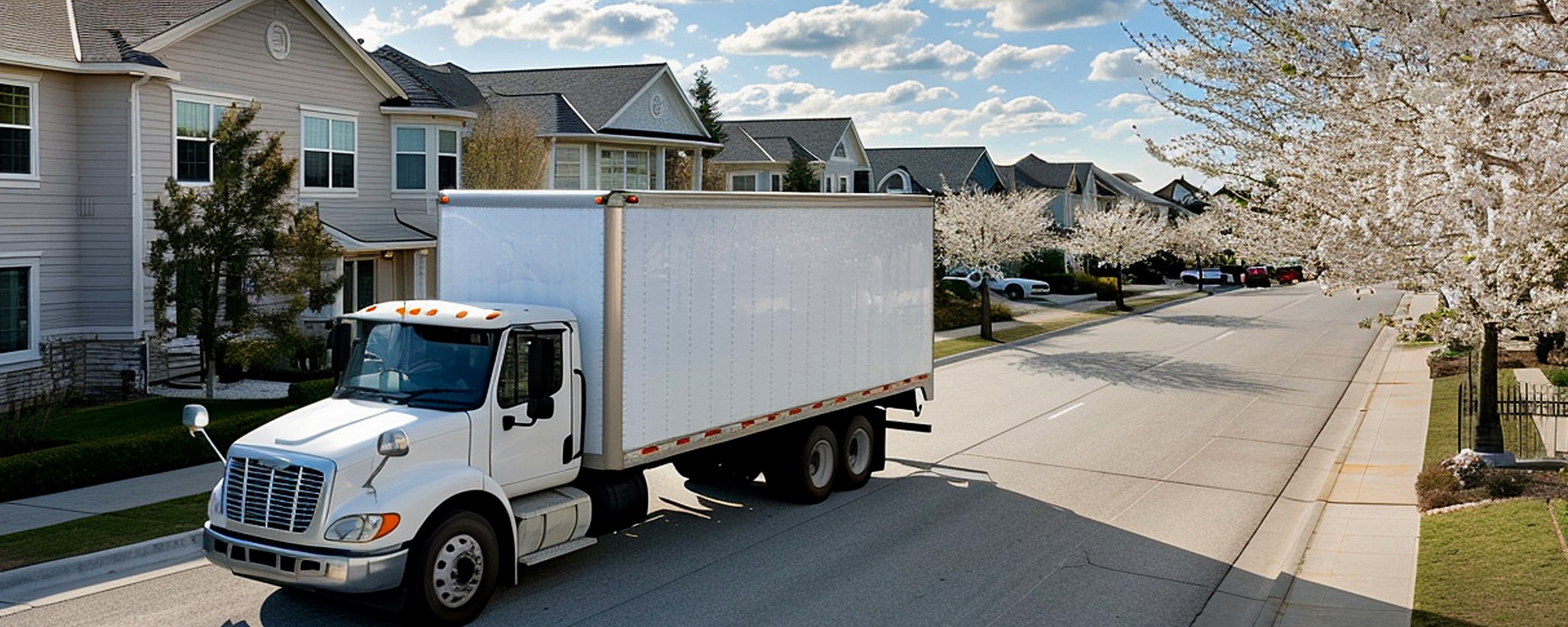 Moving truck and crew serving Knoxville, Tennessee
