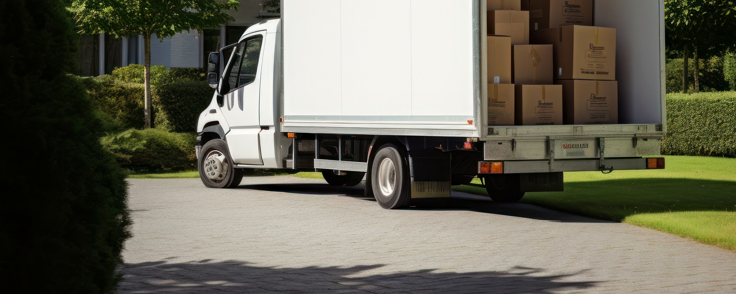 Moving truck and crew serving Cedar Rapids, Iowa