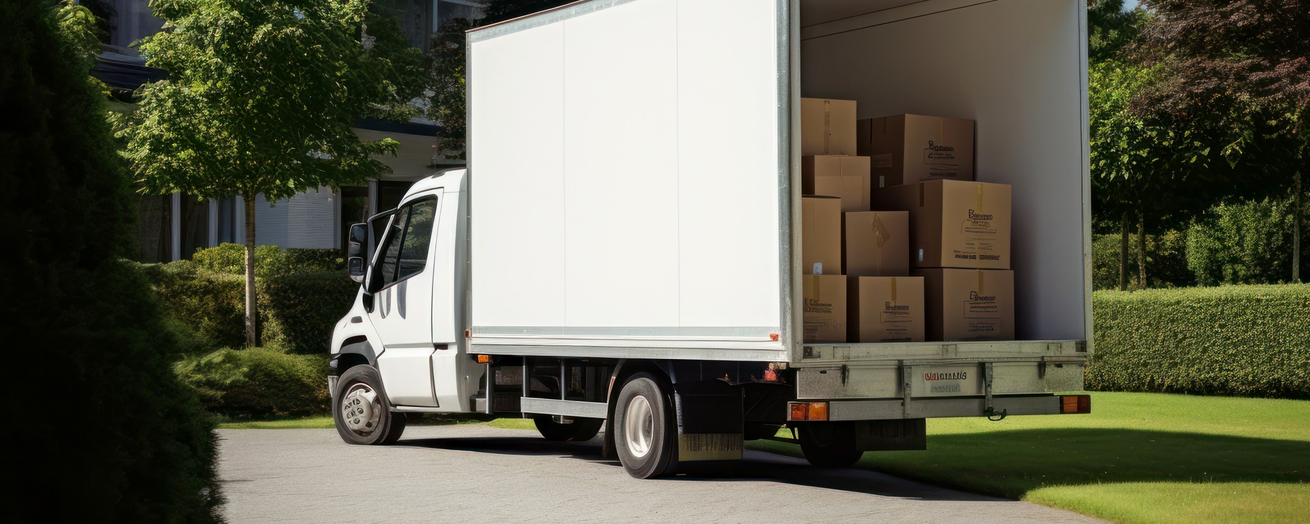 Moving truck and crew serving Fresno, California