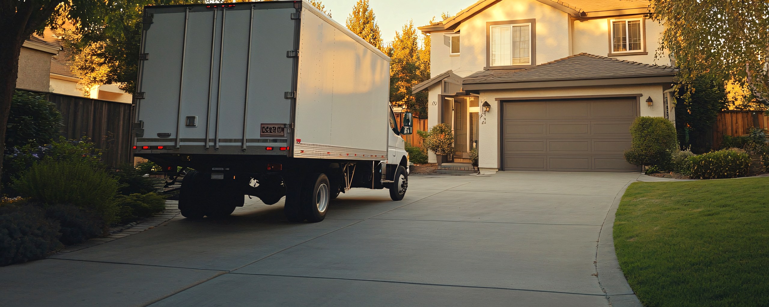 Moving truck and crew serving Lincoln, Nebraska