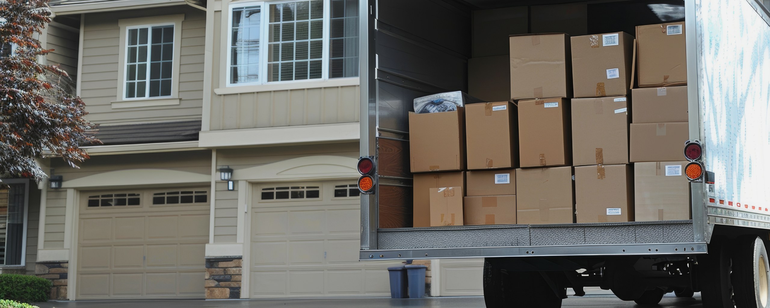 Moving truck and crew serving Naperville, Illinois