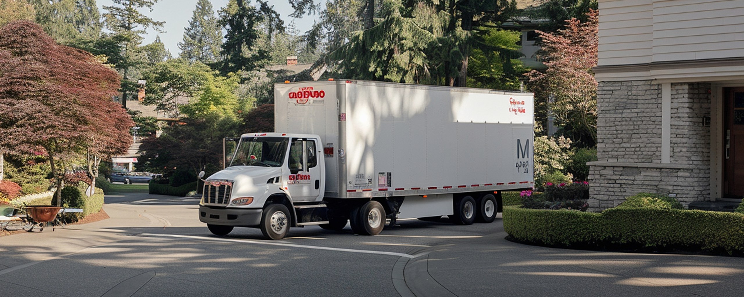 Moving truck and crew serving Columbia, Mississippi