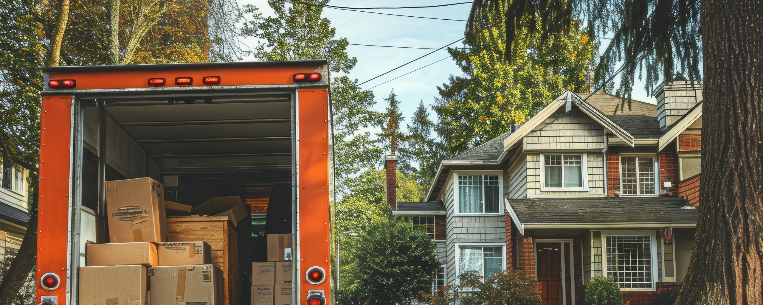 Moving truck and crew serving Springfield, Massachusetts