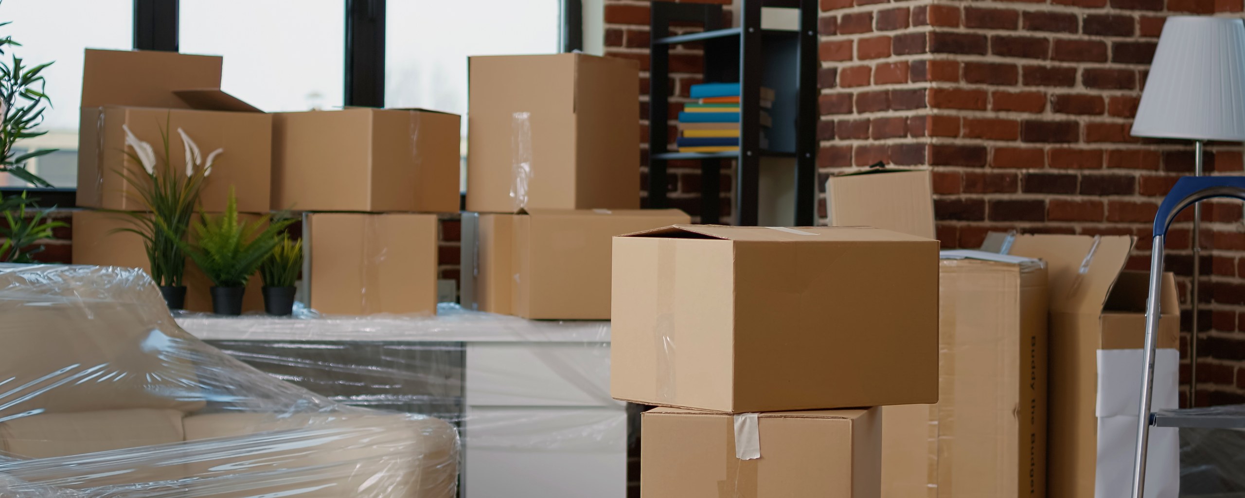 Moving truck and crew serving Cranston, Rhode Island