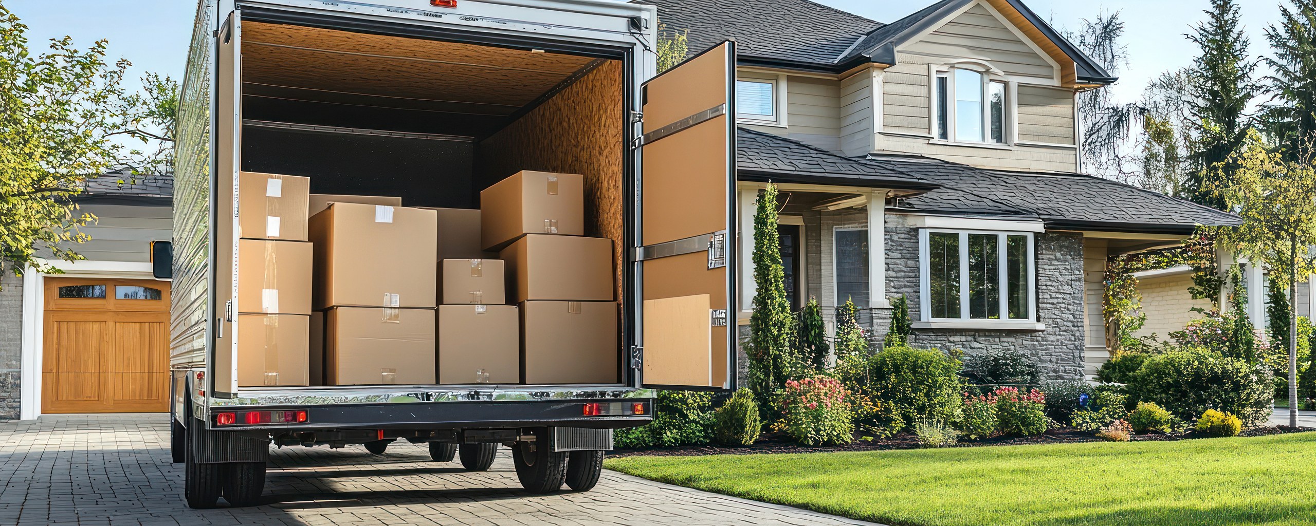 Moving truck and crew serving Hartford, Connecticut