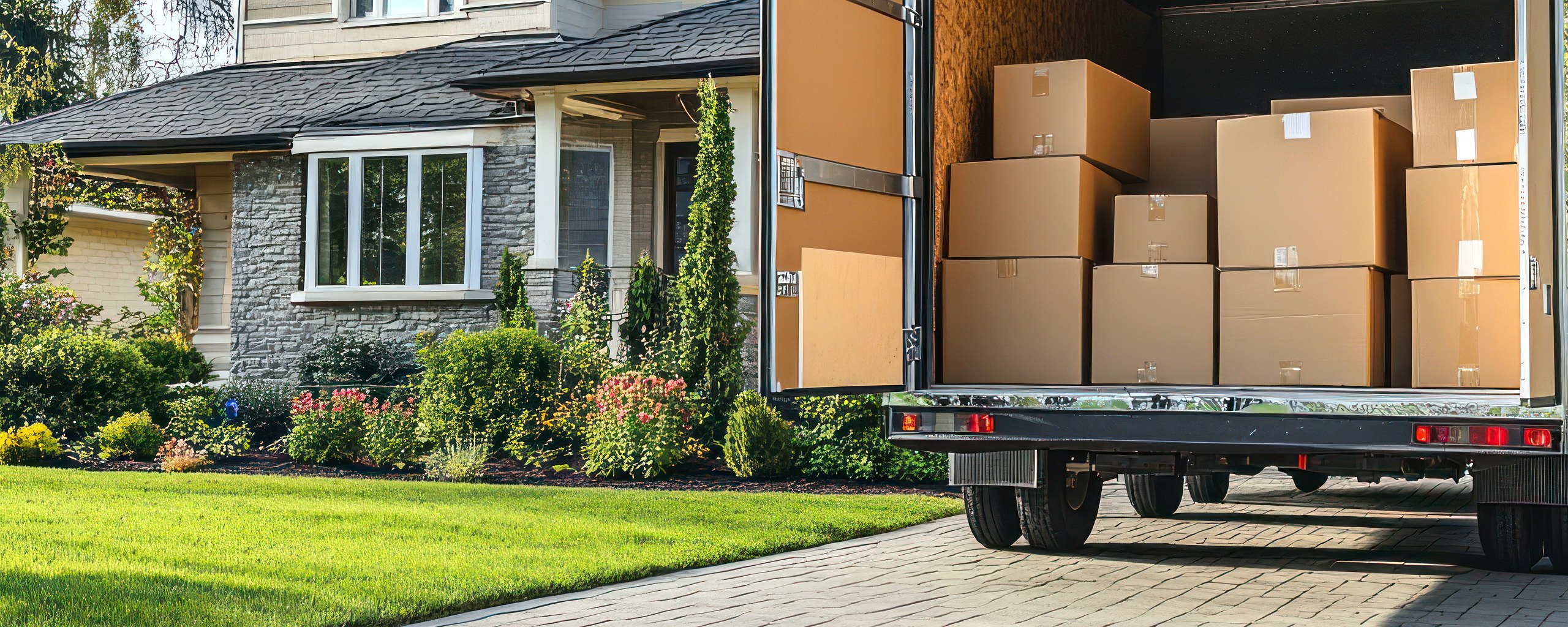 Moving truck and crew serving East Providence, Rhode Island
