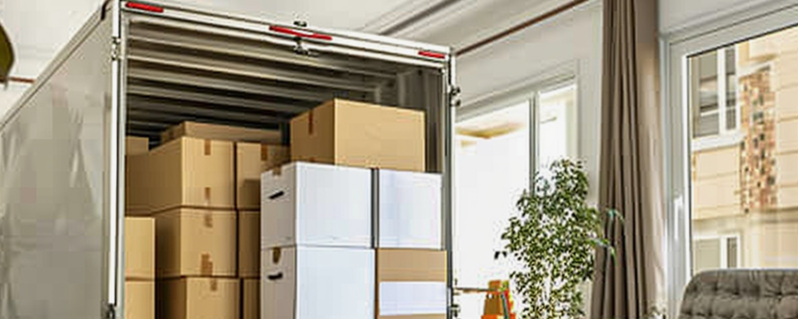 Moving truck and crew serving Plymouth, Minnesota