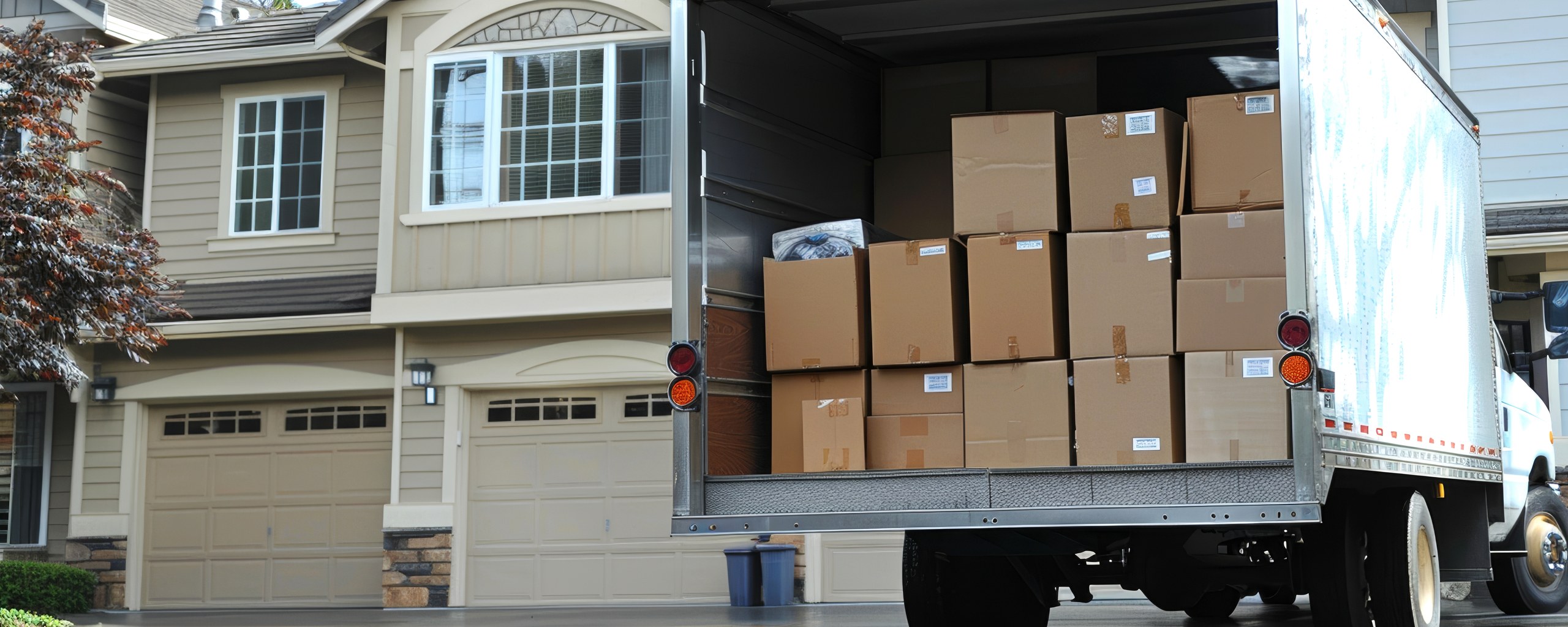 Moving truck and crew serving Naperville, Illinois