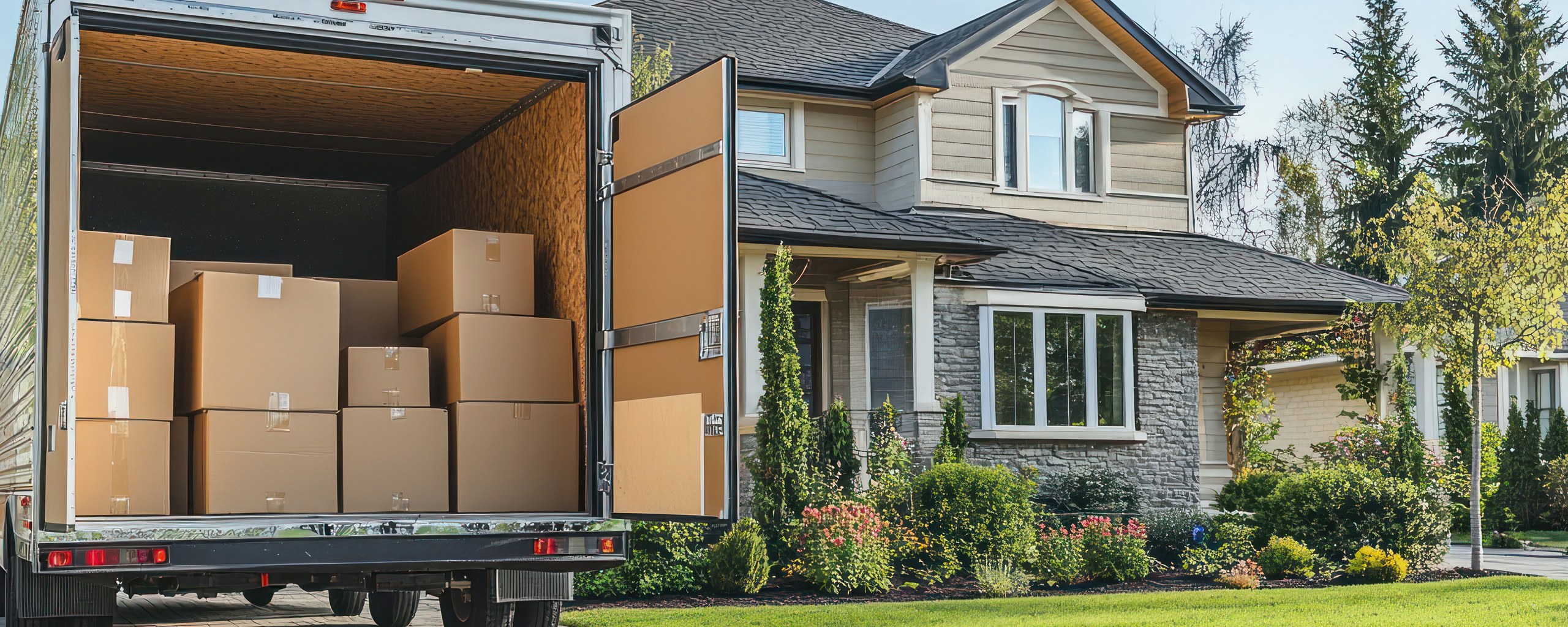 Moving truck and crew serving Worcester, Massachusetts