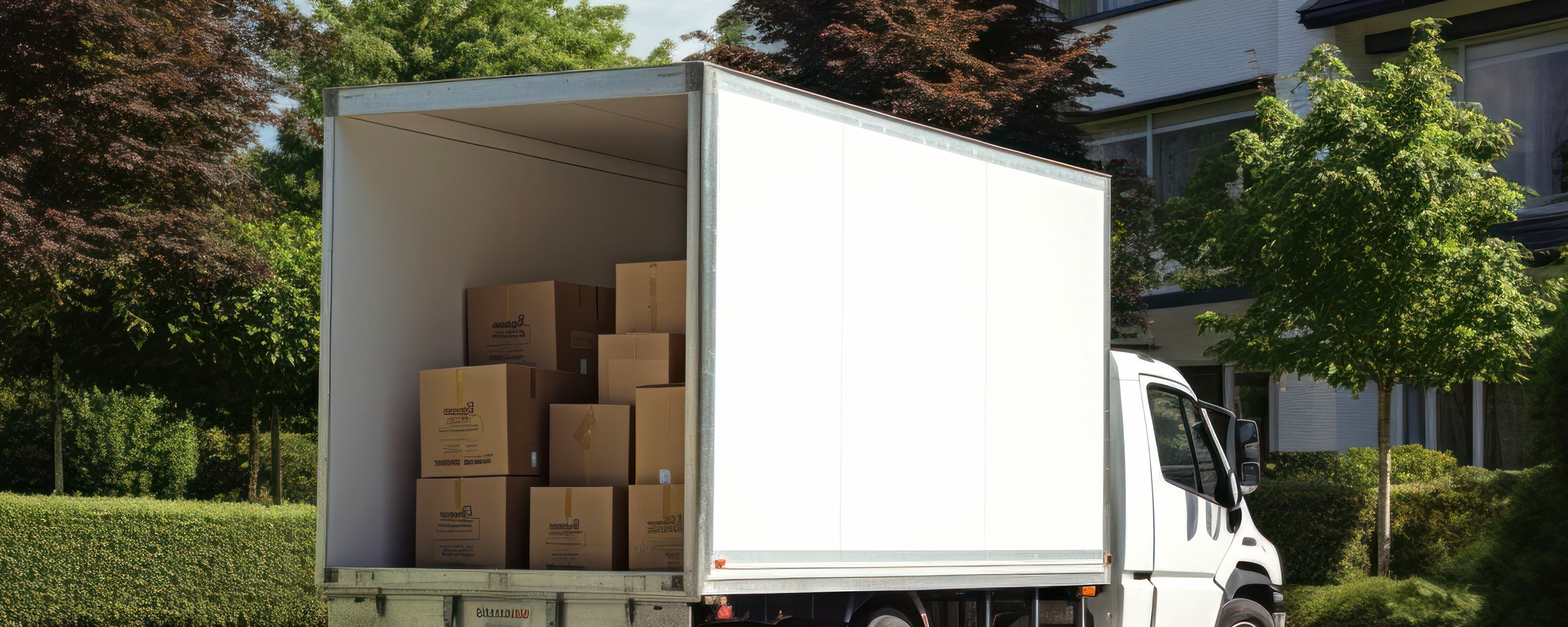 Moving truck and crew serving Aurora, Colorado