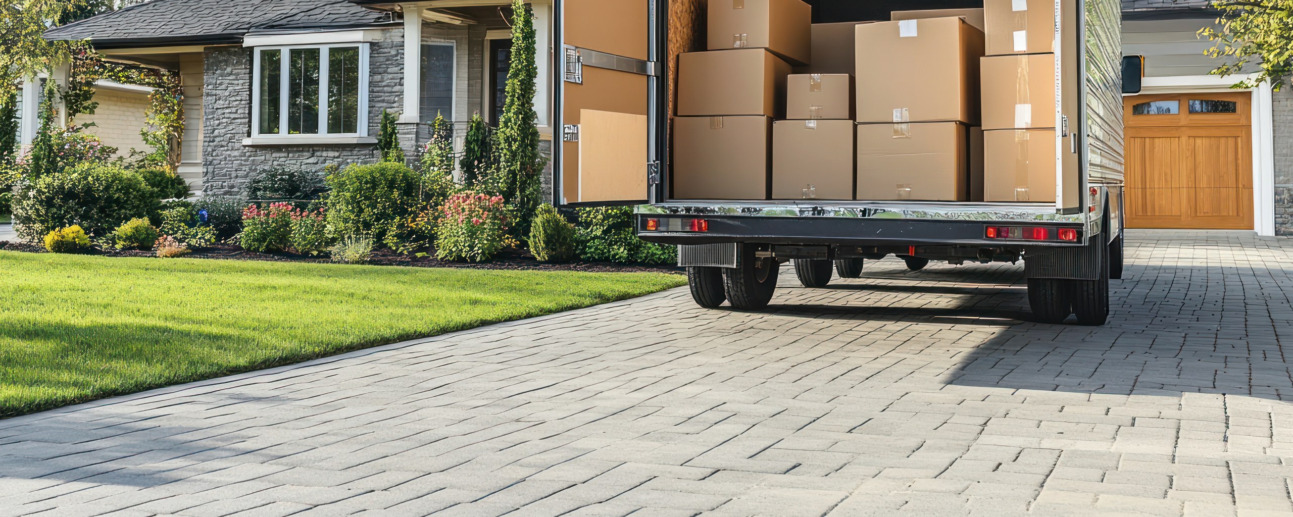 Moving truck and crew serving Tacoma, Washington