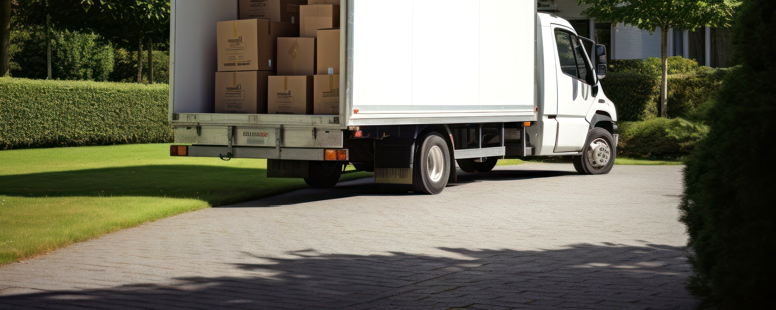 Moving truck and crew serving Lawton, Oklahoma