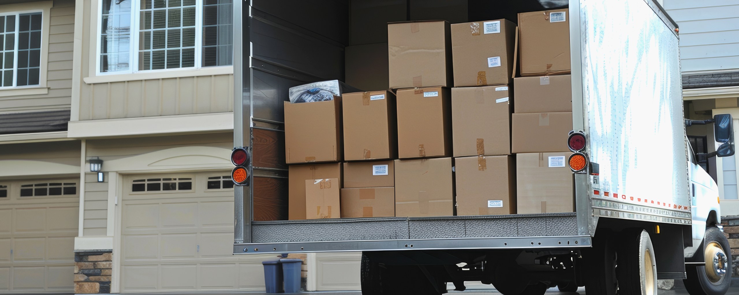 Moving truck and crew serving Sterling Heights, Michigan