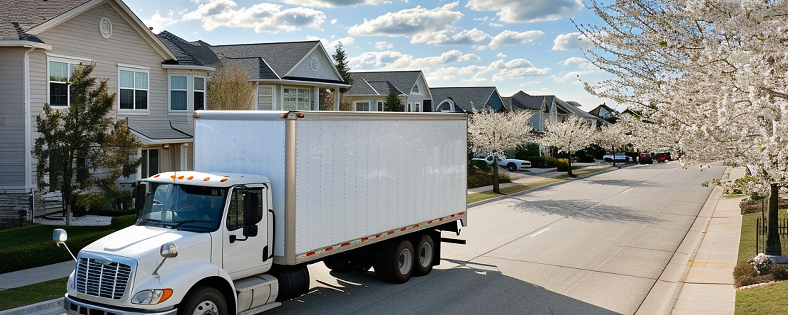 Moving truck and crew serving Cleveland, Ohio