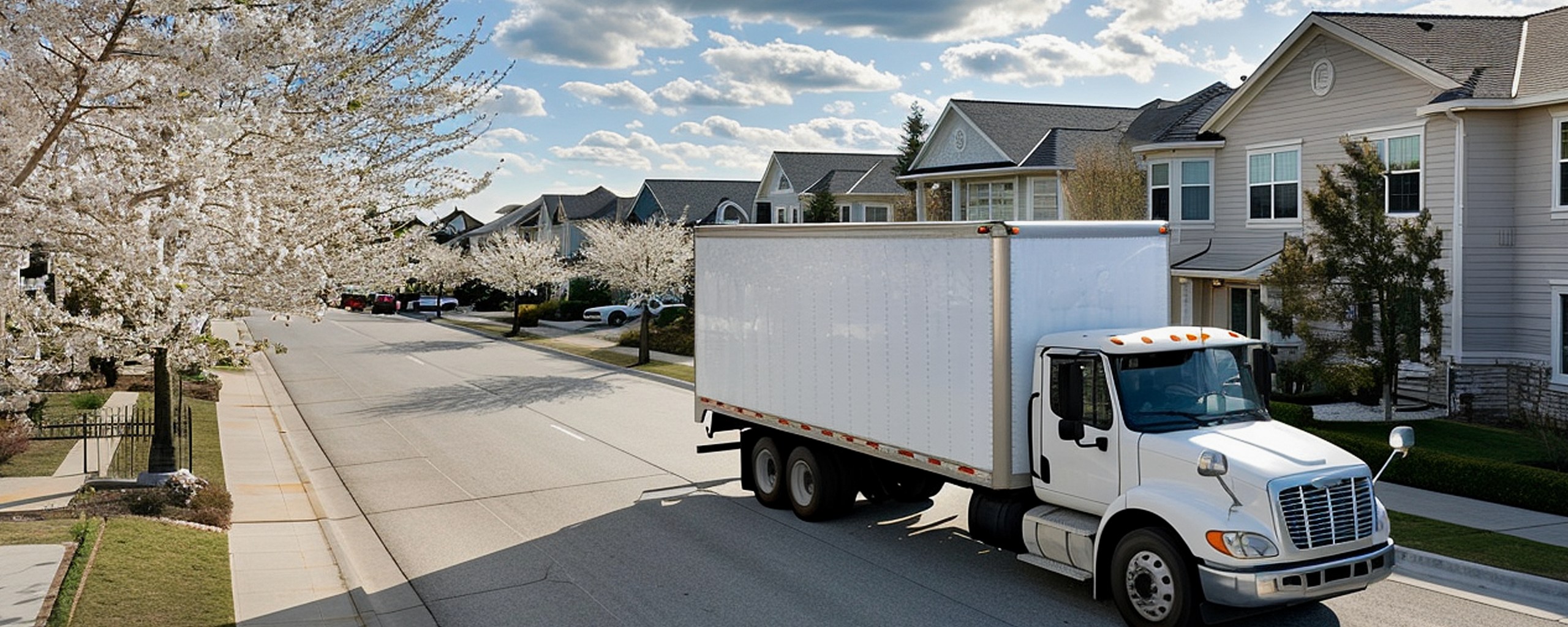 Moving truck and crew serving Frederick, Maryland