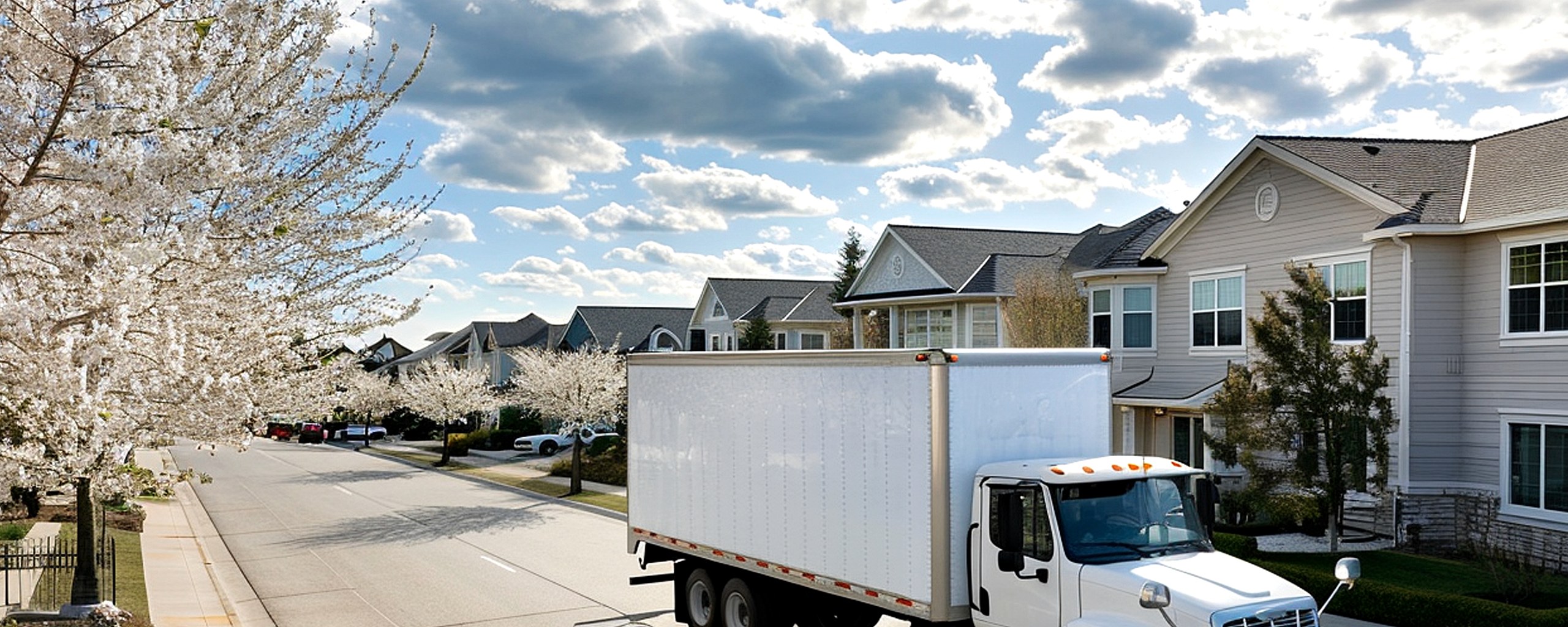 Moving truck and crew serving Doral, Florida