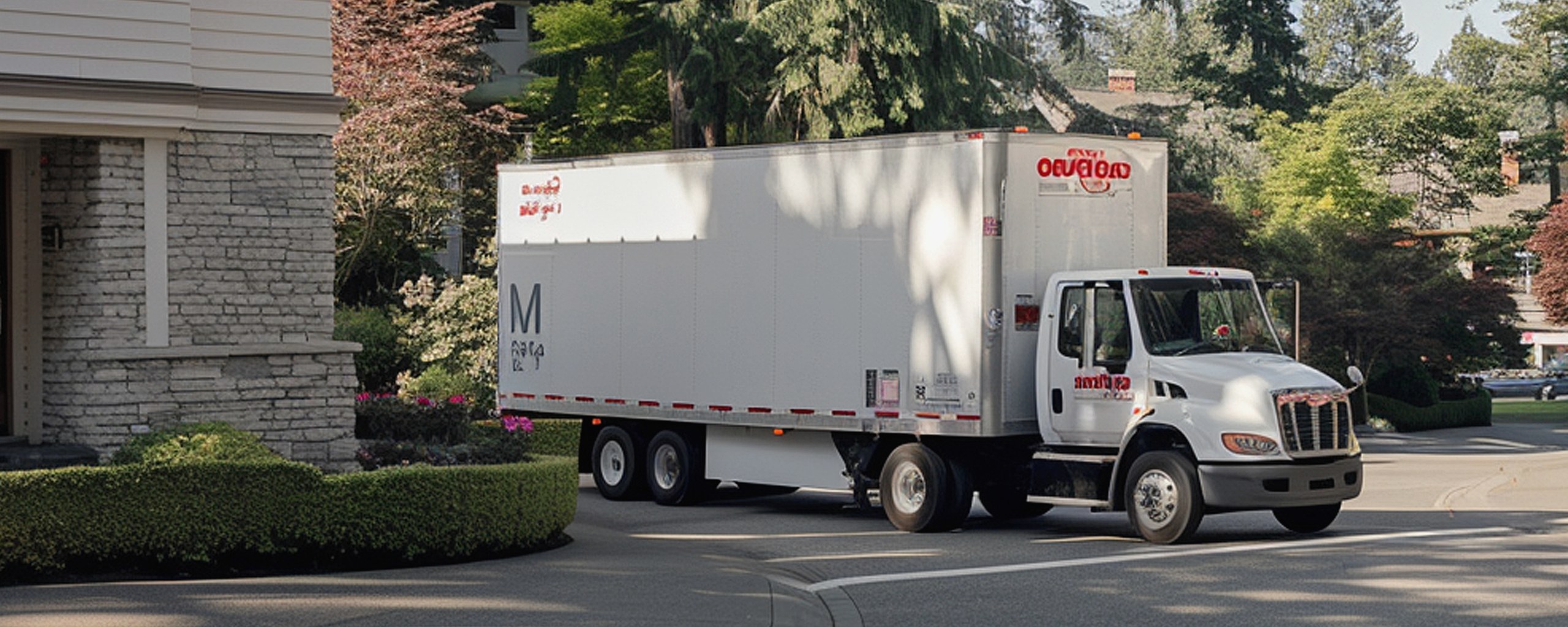 Moving truck and crew serving Wood Village, Oregon