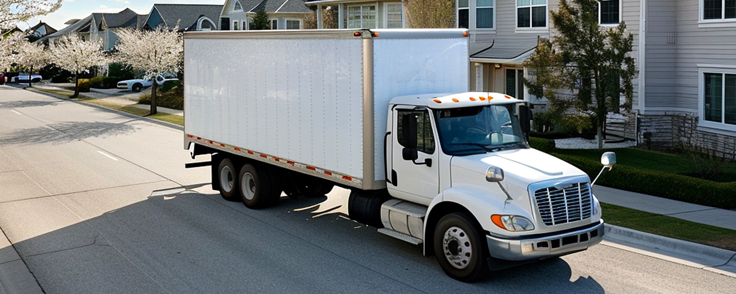 Moving truck and crew serving Rockville, Maryland