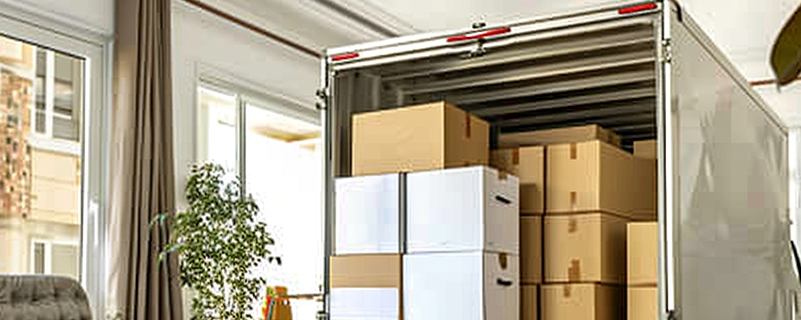 Moving truck and crew serving Westfield, Indiana