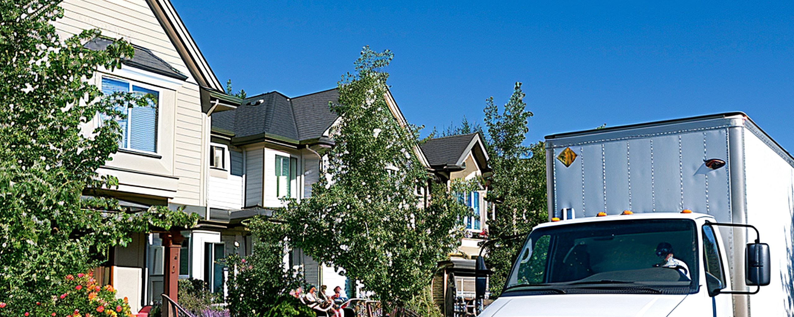 Moving truck and crew serving Springdale, Arkansas
