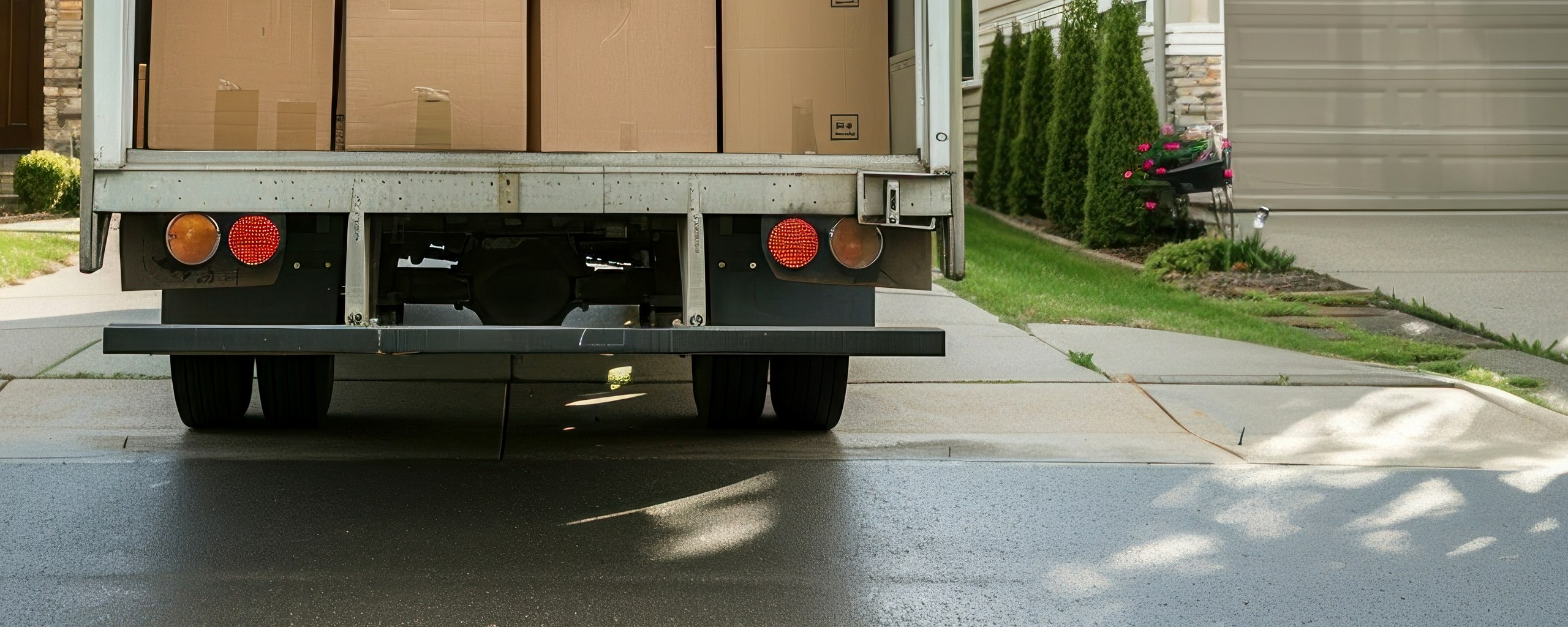 Moving truck and crew serving Ann Arbor, Michigan