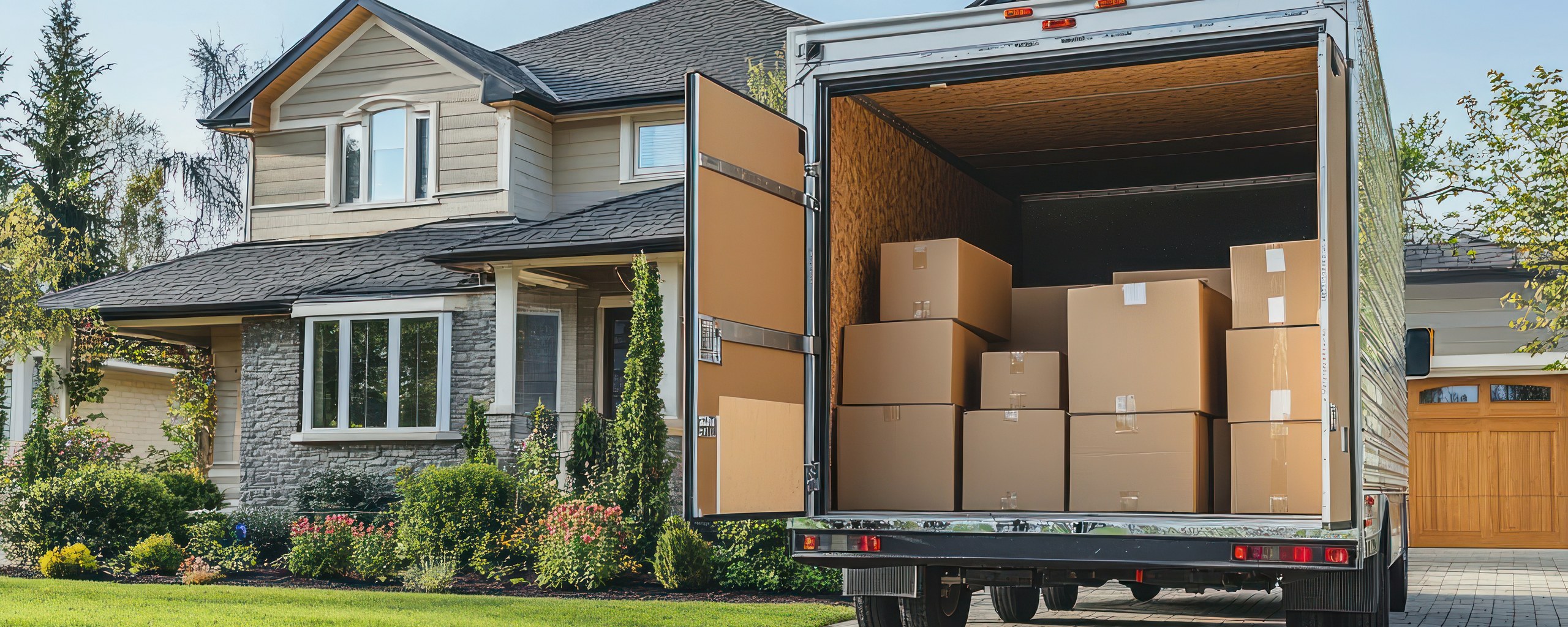 Moving truck and crew serving Cleveland, Ohio