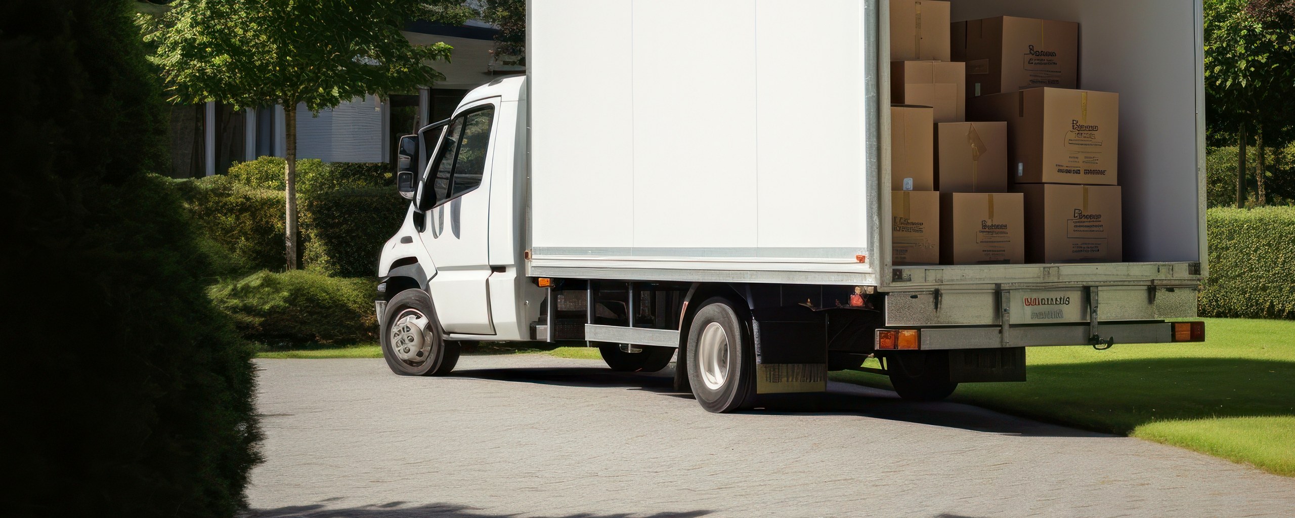 Moving truck and crew serving Hartford, Connecticut