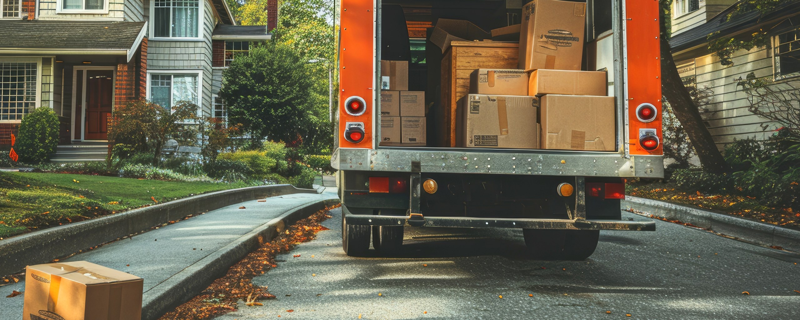 Moving truck and crew serving Fargo, North Dakota