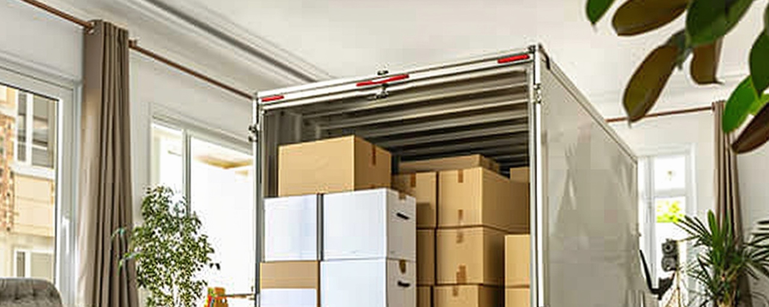 Moving truck and crew serving Erie, Pennsylvania