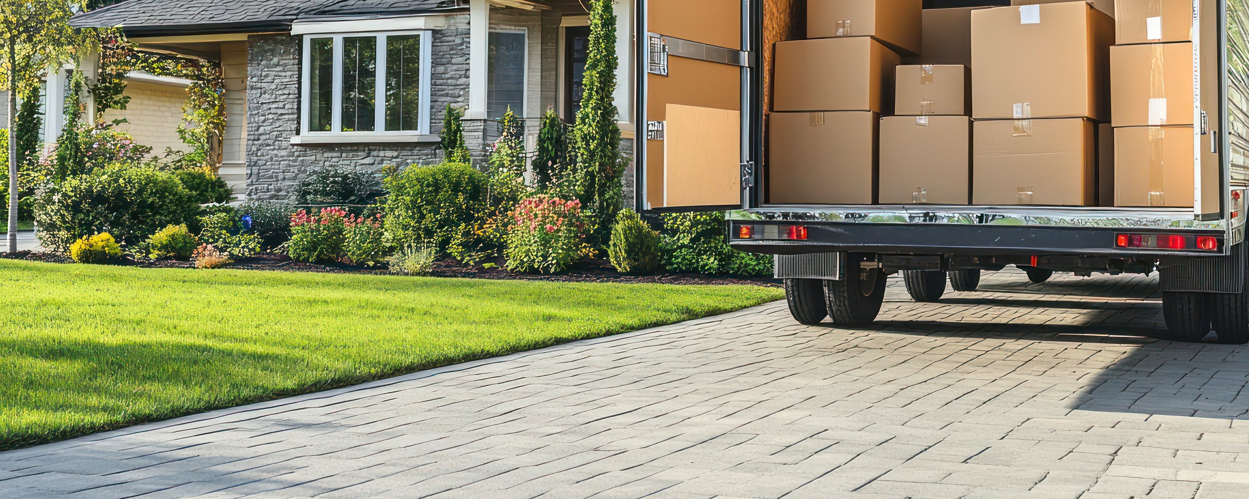 Moving truck and crew serving Carmel, Indiana