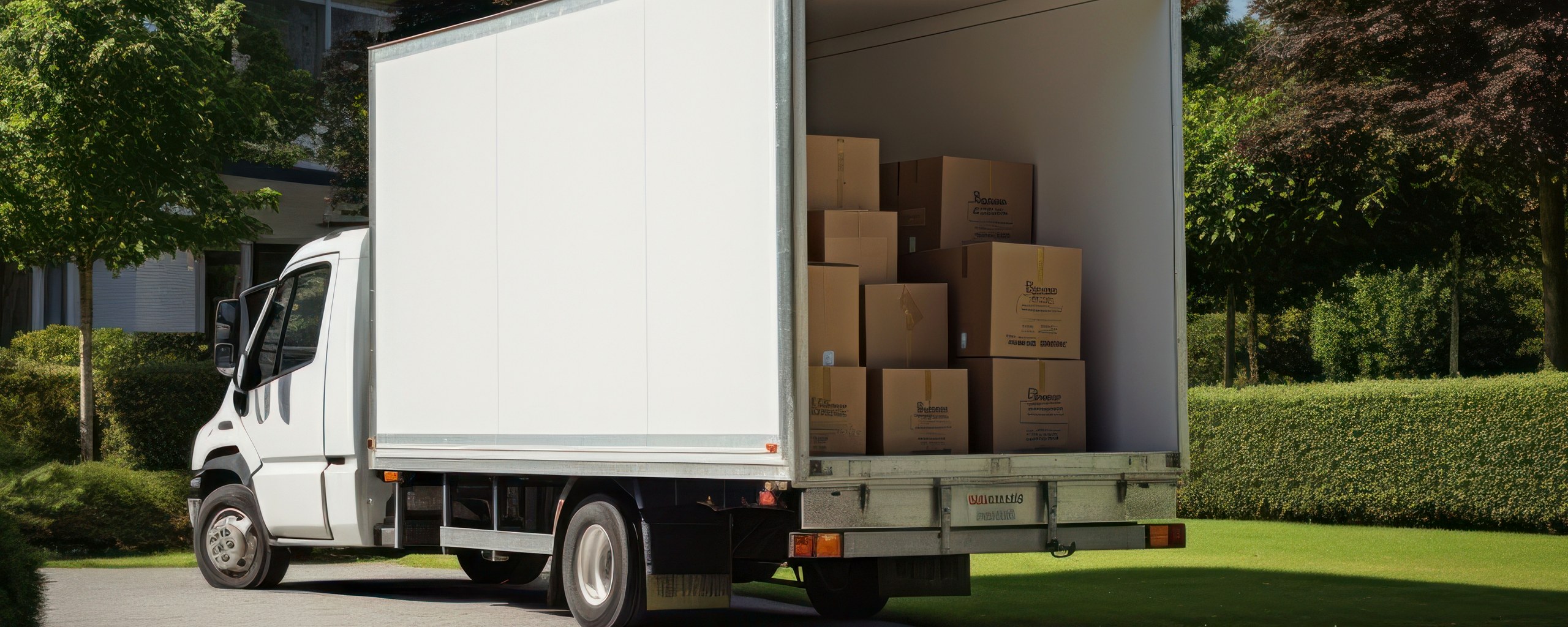 Moving truck and crew serving Broken Arrow, Oklahoma
