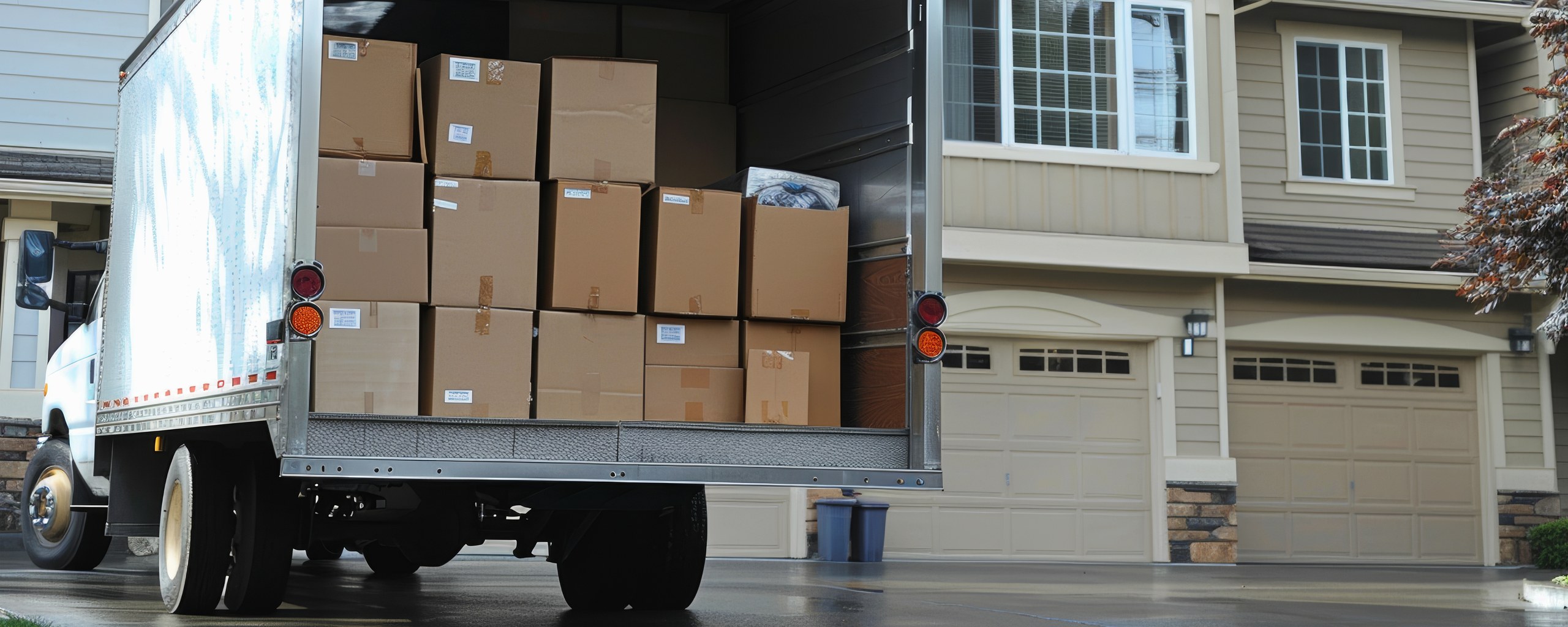 Moving truck and crew serving Buffalo, New York