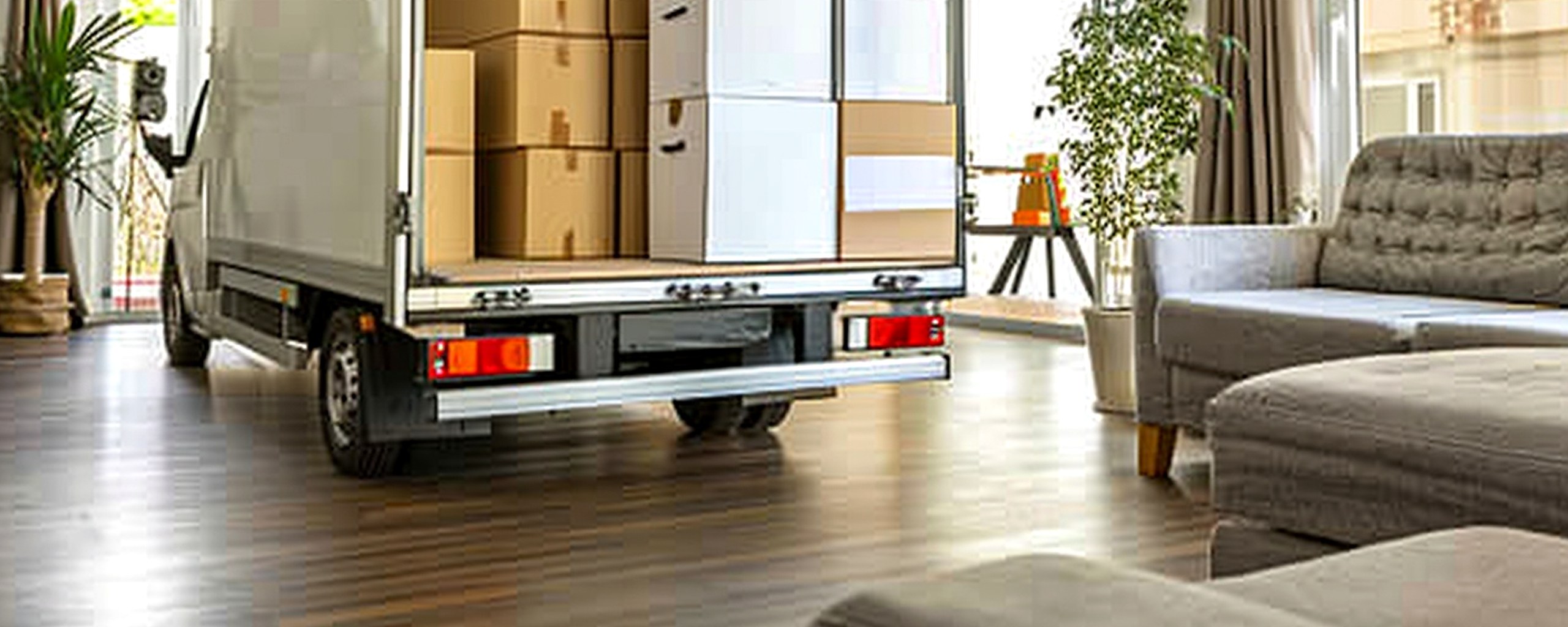 Moving truck and crew serving Cornelius, Oregon