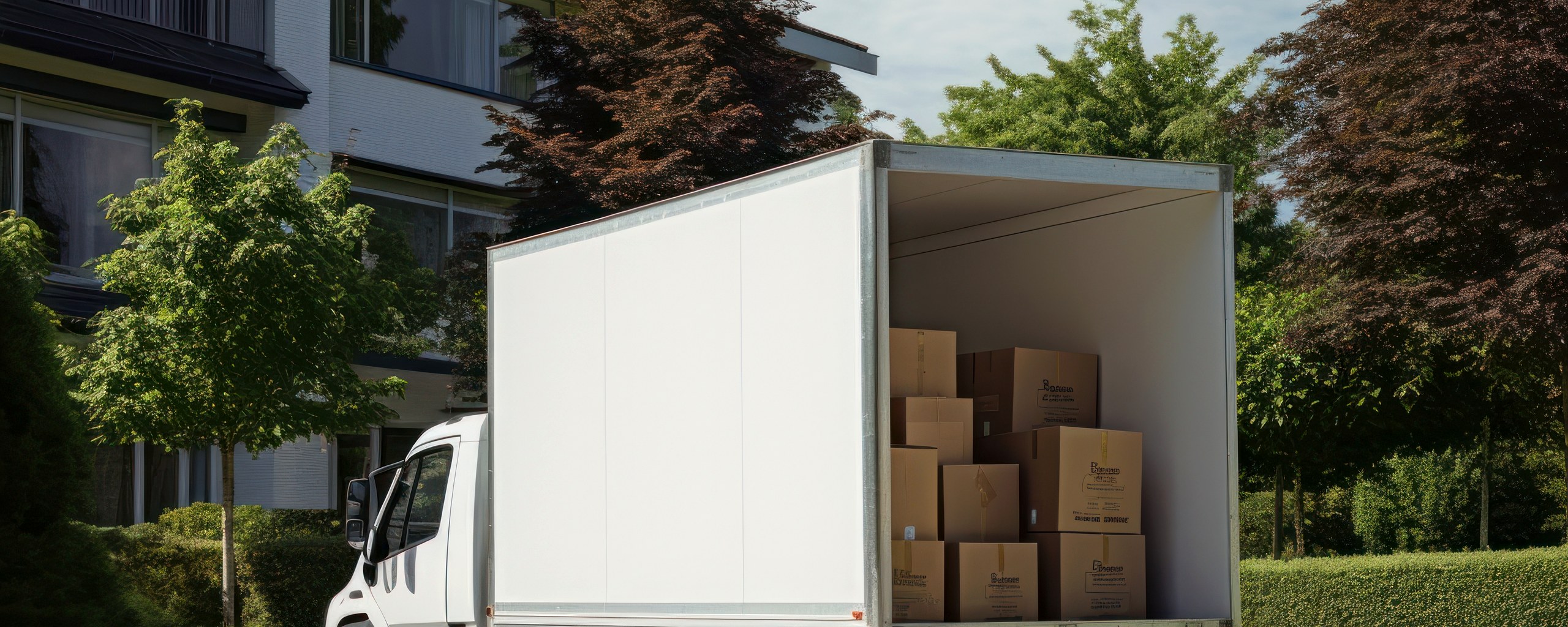 Moving truck and crew serving Plymouth, Minnesota