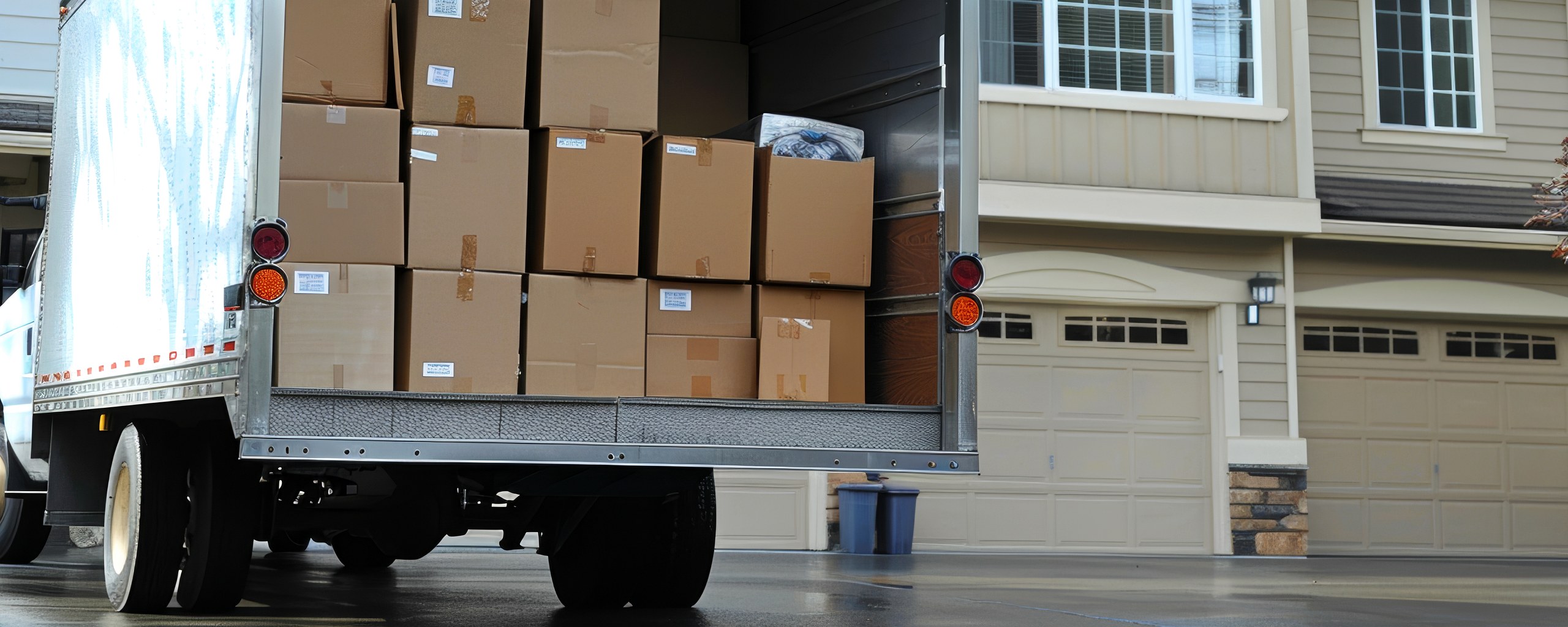Moving truck and crew serving Buffalo, New York