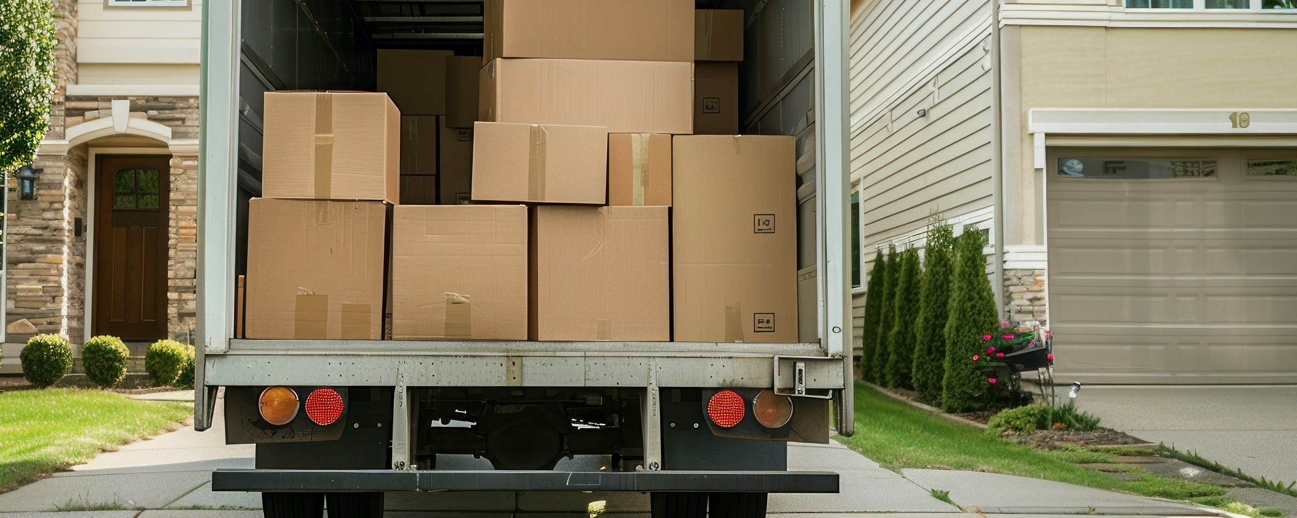 Moving truck and crew serving Wichita, Kansas