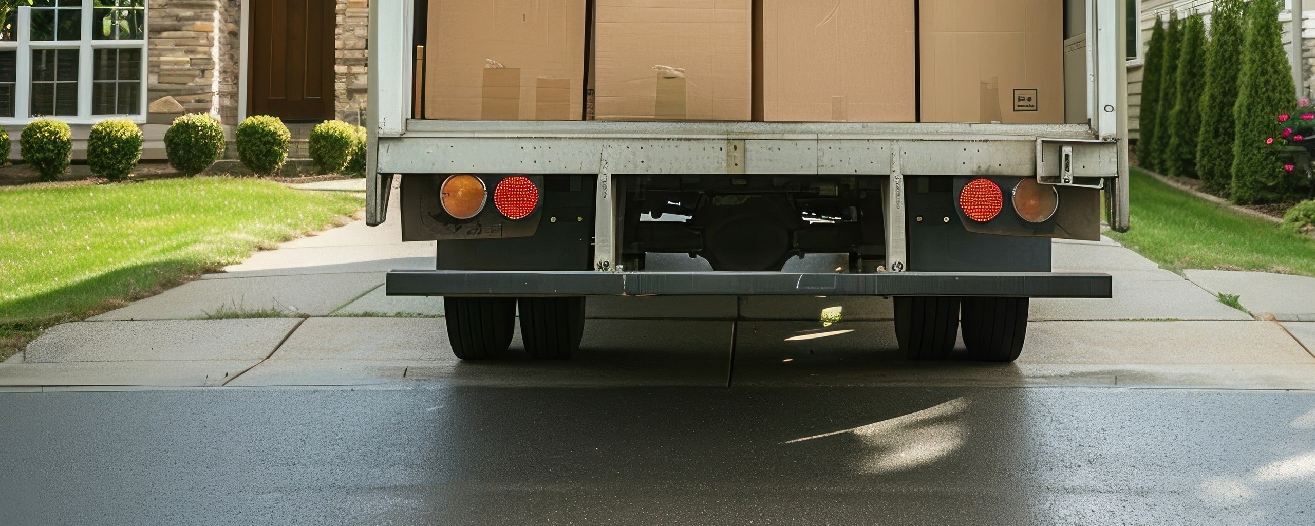 Moving truck and crew serving Center Point, Alabama