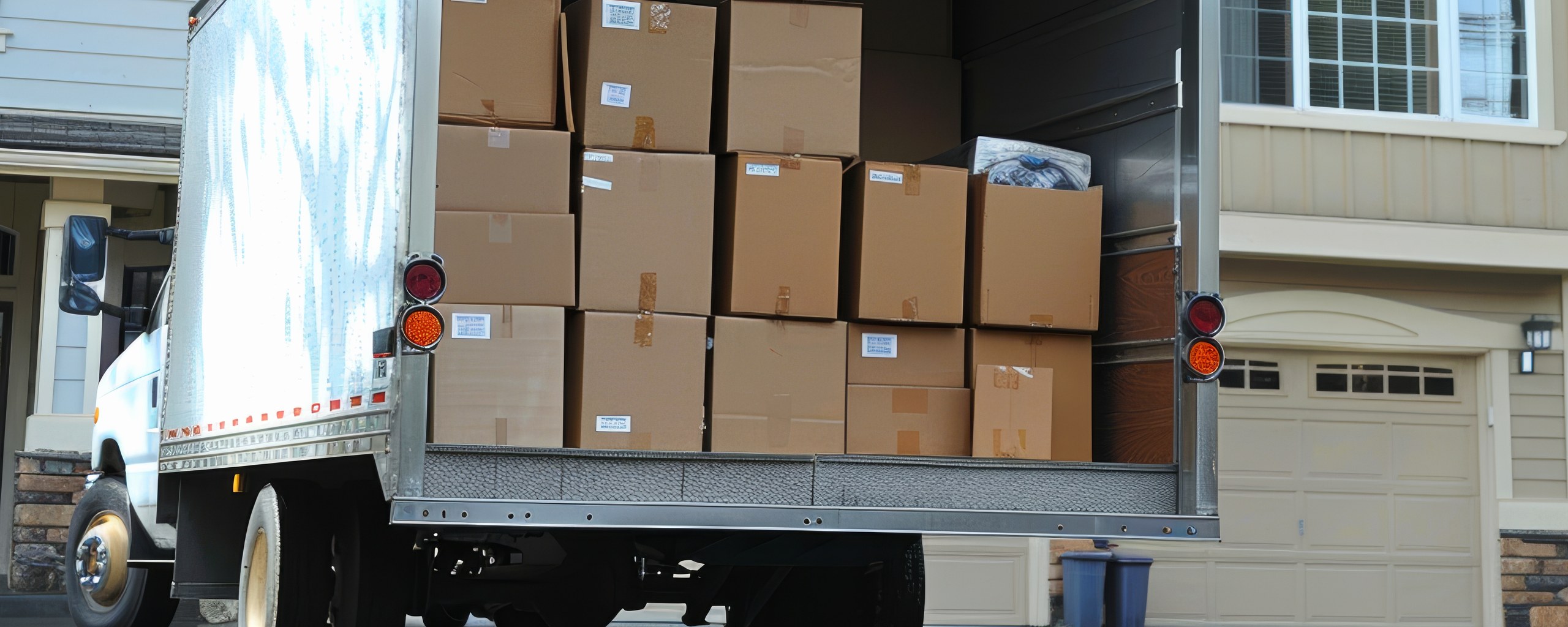 Moving truck and crew serving Springdale, Arkansas