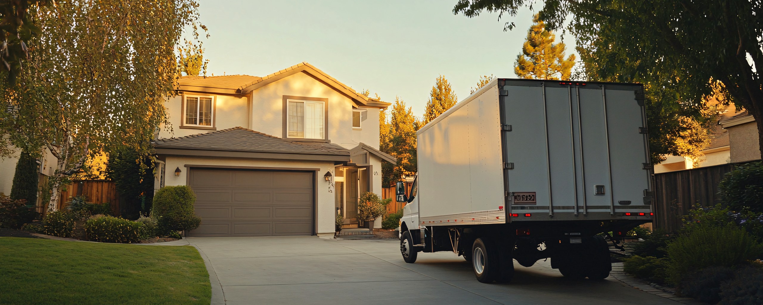 Moving truck and crew serving Stamford, Connecticut
