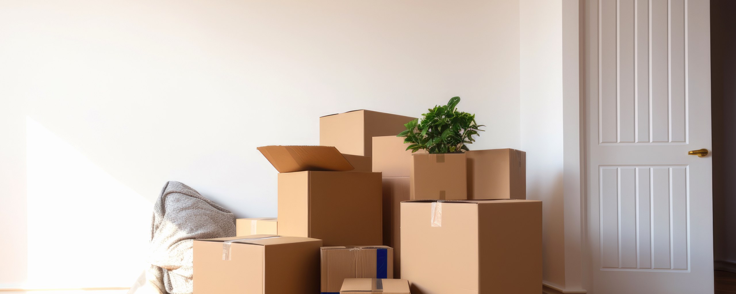 Moving truck and crew serving Rockville, Maryland