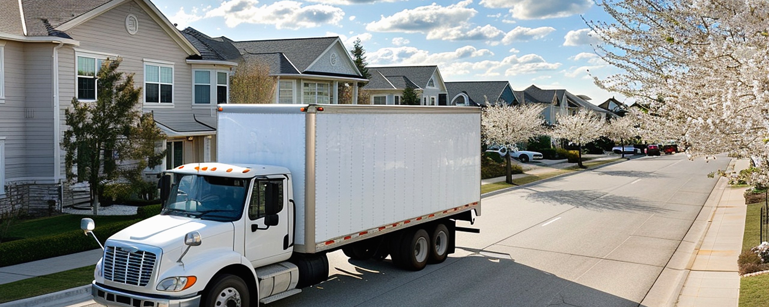 Moving truck and crew serving Providence, Rhode Island