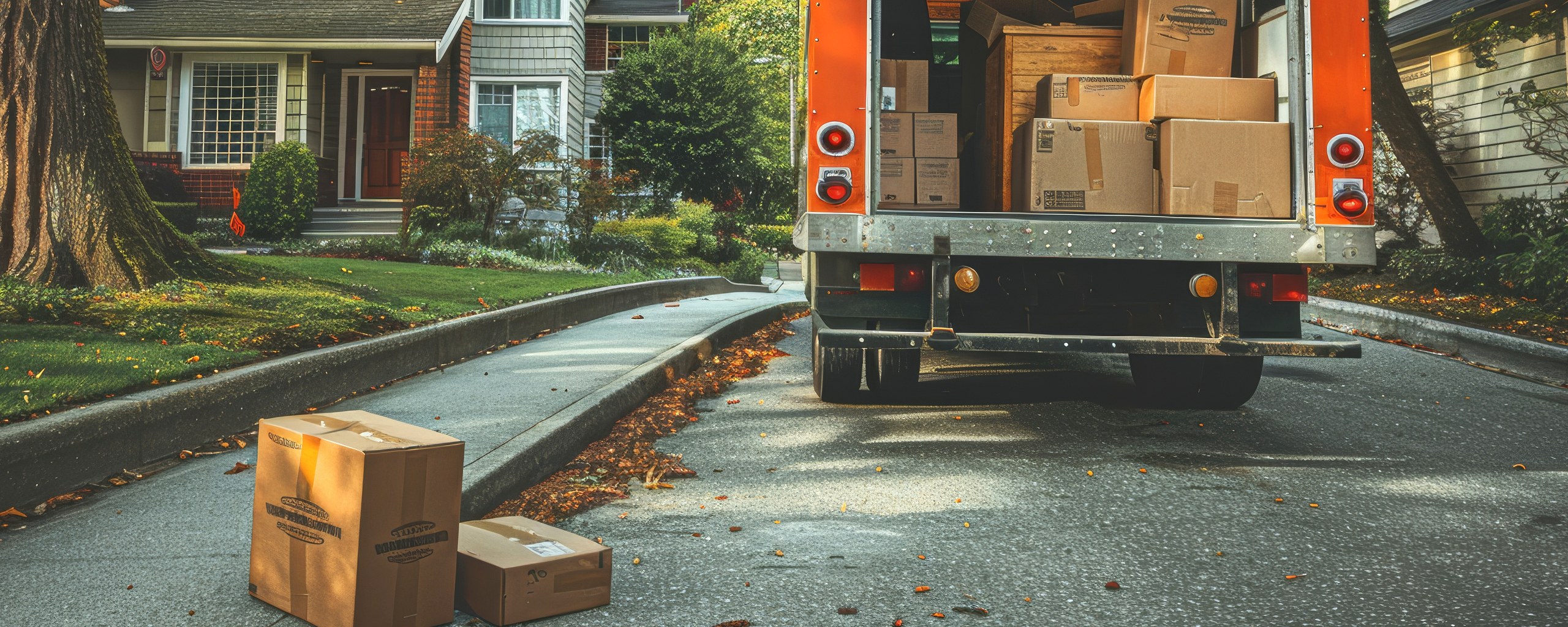Moving truck and crew serving Providence, Rhode Island