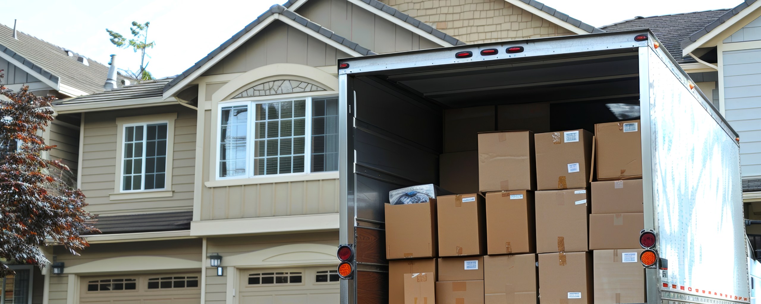 Moving truck and crew serving Slaughterville, Oklahoma
