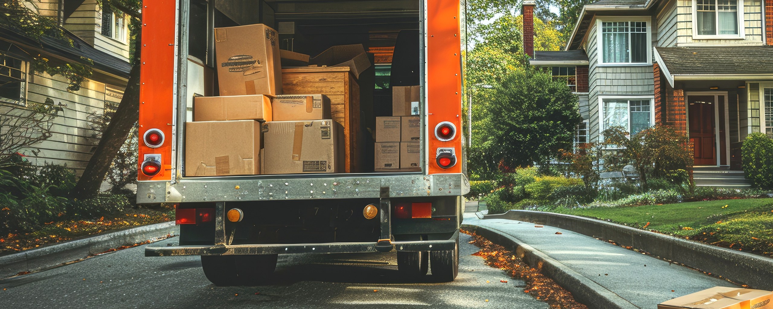 Moving truck and crew serving Joliet, Illinois