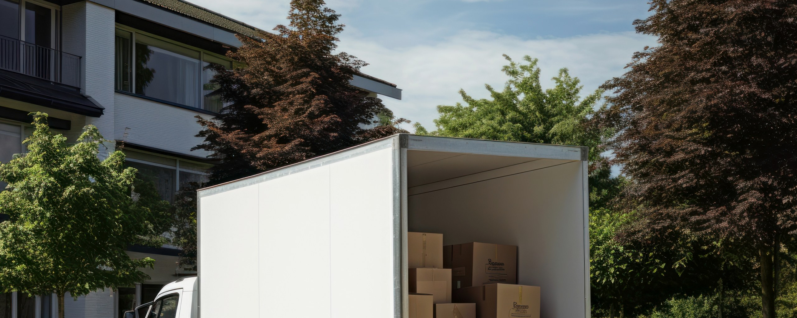 Moving truck and crew serving Frederick, Maryland
