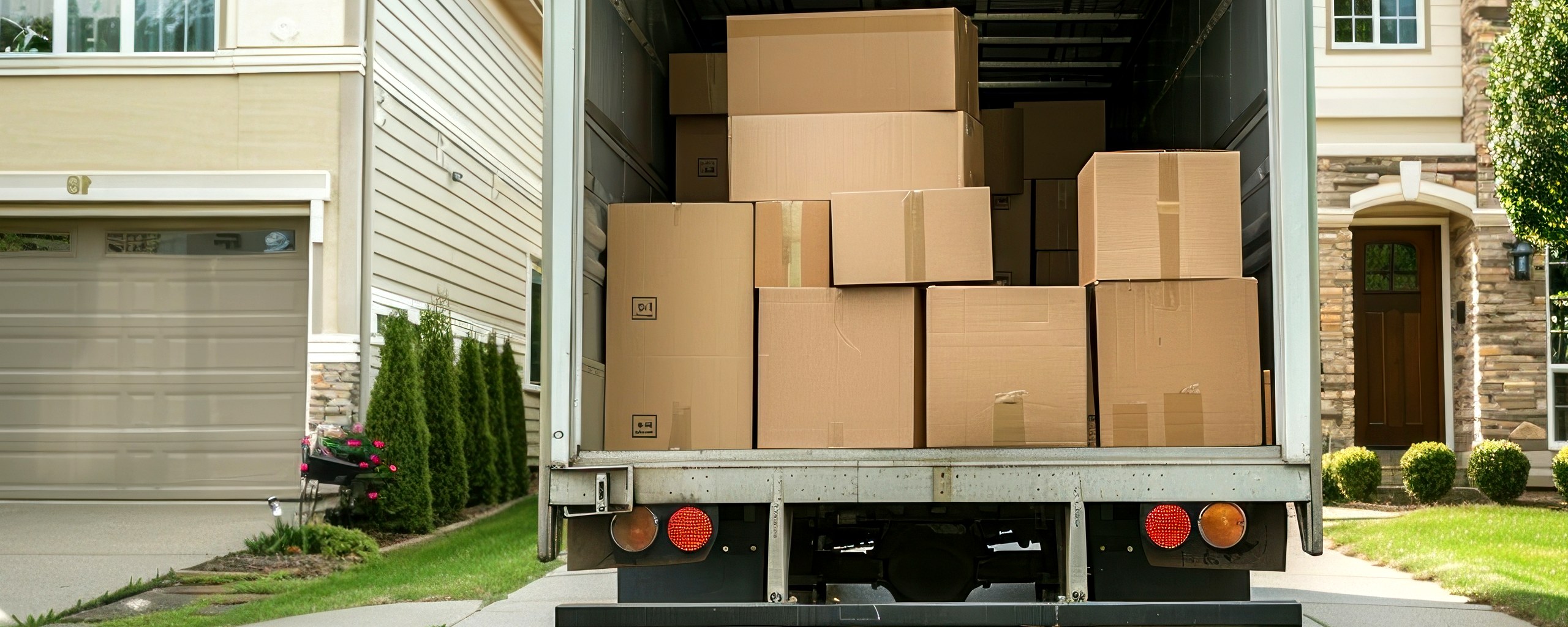 Moving truck and crew serving Worcester, Massachusetts